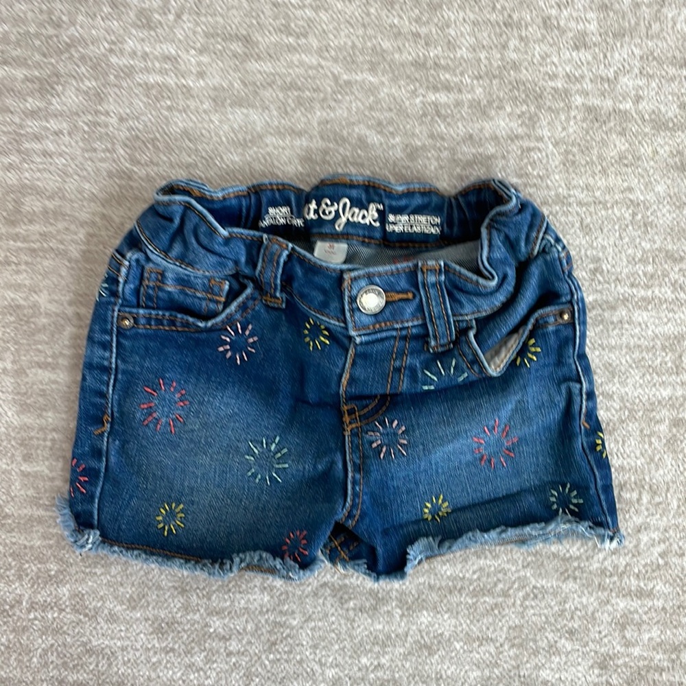 Cat & Jack girls denim shorts 3T